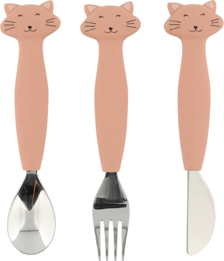 Trixie Silicone Dining Set - Frau. Katze, 3st.