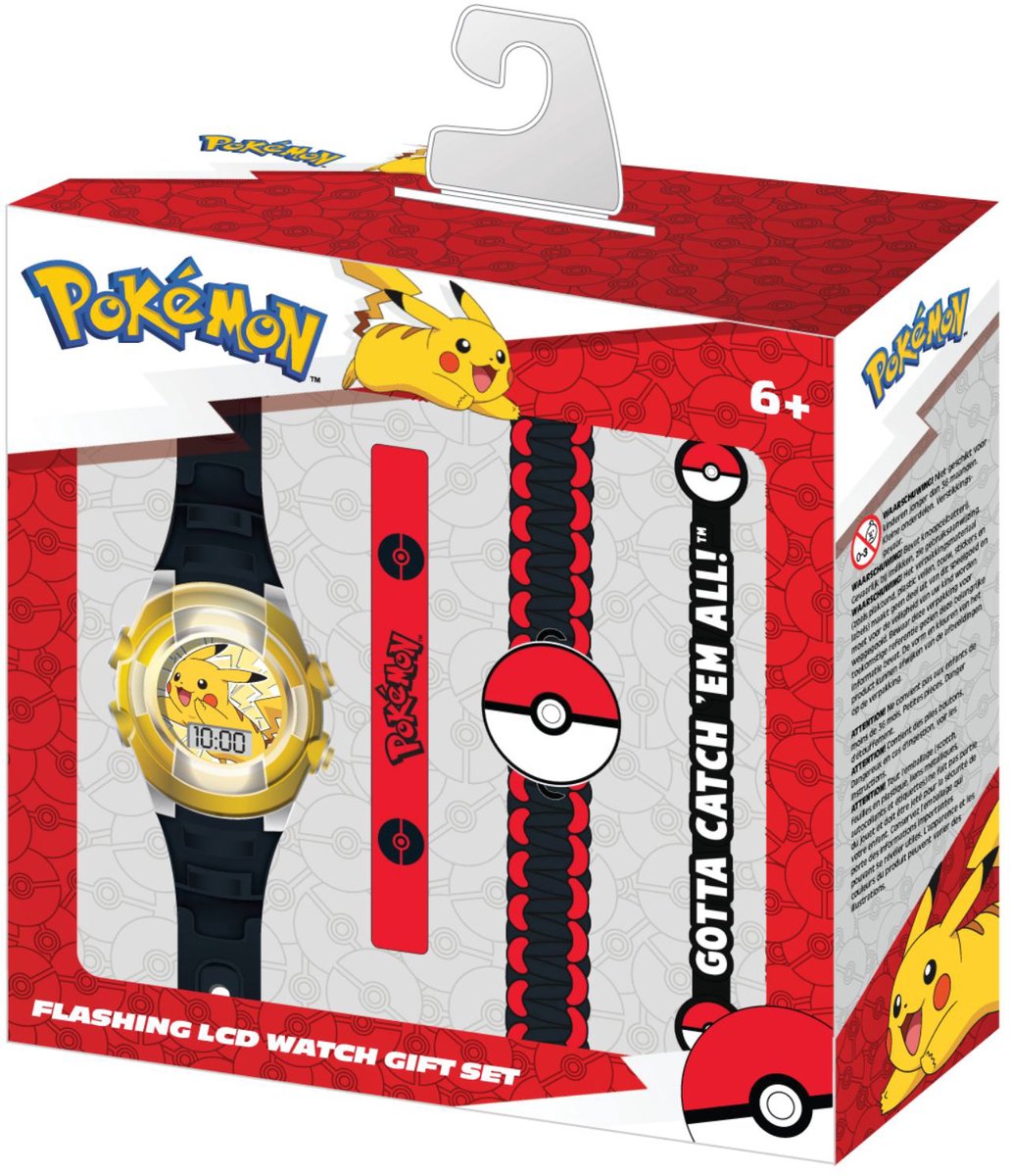 Accutime Pokémon-Uhr-Geschenkset
