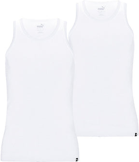 Puma heren everyday hemd - white - m - 2 paar