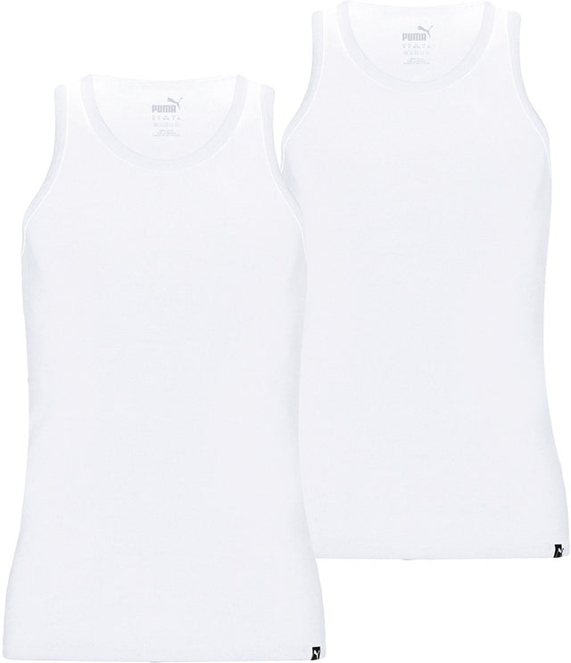 Puma heren everyday hemd - white - m - 2 paar