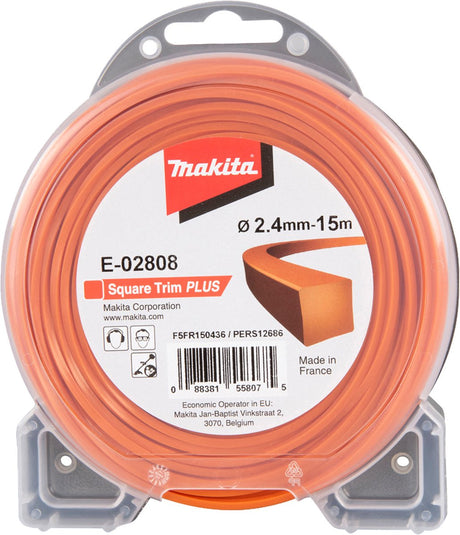 Makita Mähfaden quadratisch 2,4 mm x 15 m - e-02808