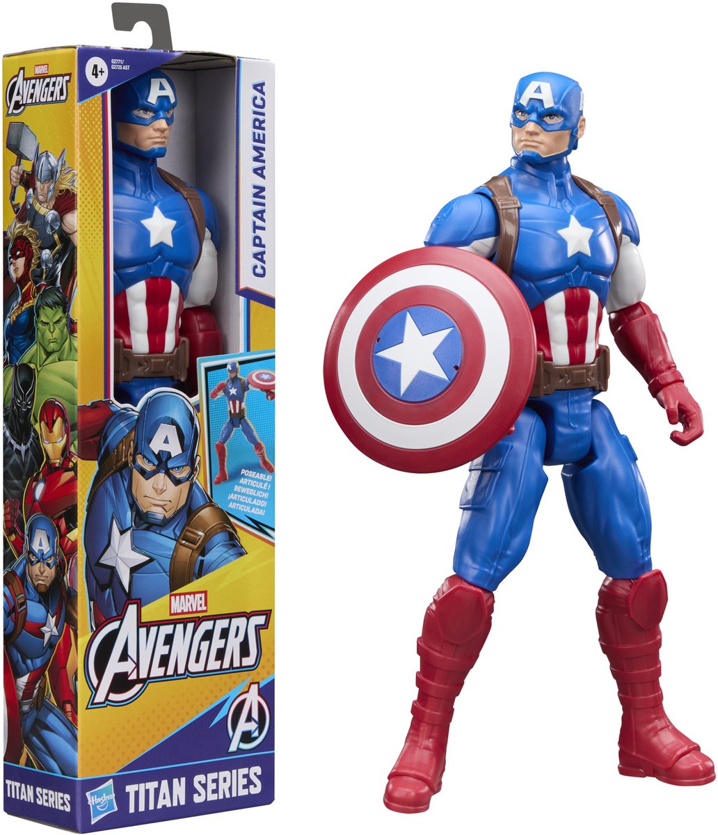 Hasbro Marvel Avengers Titan Series Captain America Spielfigur