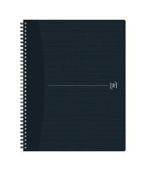 Oxford Origins – nachhaltiges Notizbuch – A4+ – liniert – 70 Blatt – Schwarz
