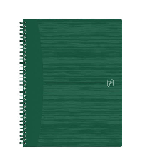 Oxford Origins – nachhaltiges Notizbuch – A4+ – kariert 5 mm – 70 Blatt – grün