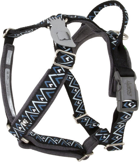 Hurtta razzle-dazzle y-harness blackberry
