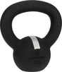 Avento kettlebell - 6 kg - gietijzer - zwart zilvergrijs