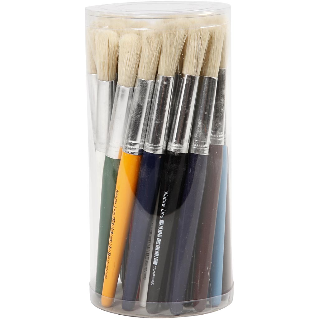 Creativ Company - Creativ Company - Kinderbürsten um 19 cm 30 Stücke