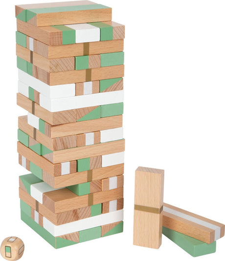 Small Foot - Wackelturmspiel aus Holz, Gold Edition