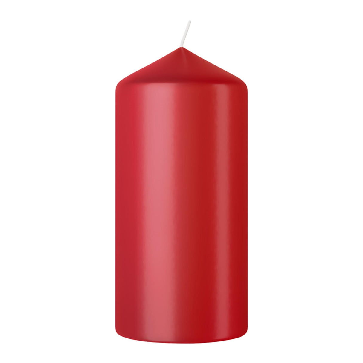 Bolsius Stumpenkerze 120 58 zartes Rot