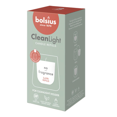 Bolsius Nachfüllung Clean Light Zero 2 Stk.