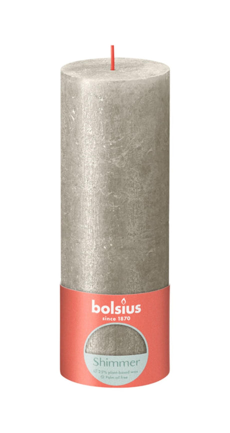 Bolsius Rustikkerze 190 68 Champagner