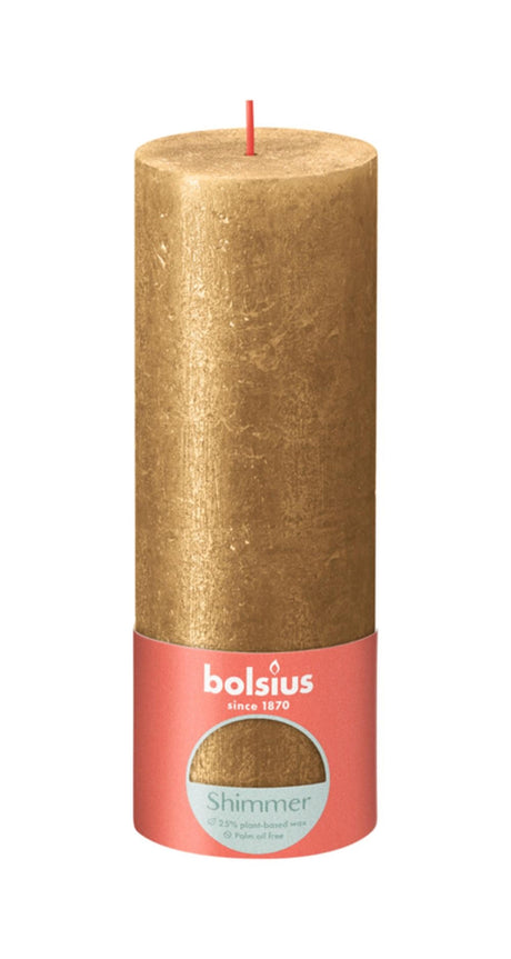 Bolsius Rustikkerze 190 68 Gold