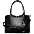 Laptoptasche Socha Kroko tiefschwarz