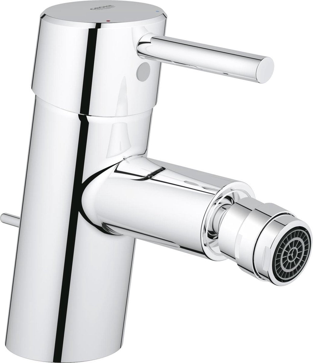 Grohe concetto bidetkraan - met trekwaste - chroom