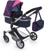 Bayer Design - Puppenwagen City Neo - Blau und Pink