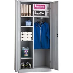 Garderobekast cht195c grijs 92x50x195 cm