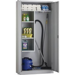 Bezemkast cm195c7035 grijs 92 x 42 x 195 cm