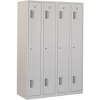 Garderobekast nh 180-4.4 grijs 1.200 x 500 x 1.800 mm