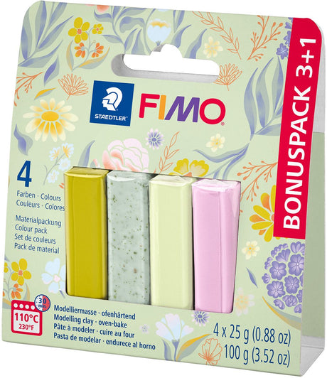 Staedtler fimo soft floral - 4 x 25 g boetseerklei