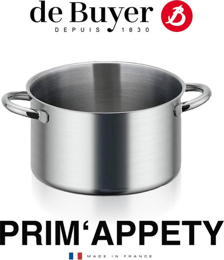Debuyer de Buyer prim'appety Kochpfanne hoch – ø 24 cm – Edelstahl
