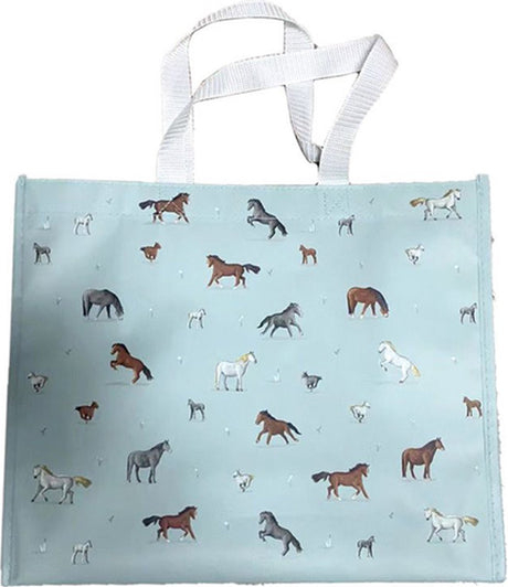Puckator Einkaufstasche Willow Farm Horses nachhaltige Einkaufstasche – 40x17x33cm