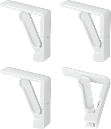 Metaltex Tischdeckenklammern – 4er-Set – Kunststoff