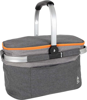 Bo-camp - koeltas - koelmand - grijs - polyester - 20 liter