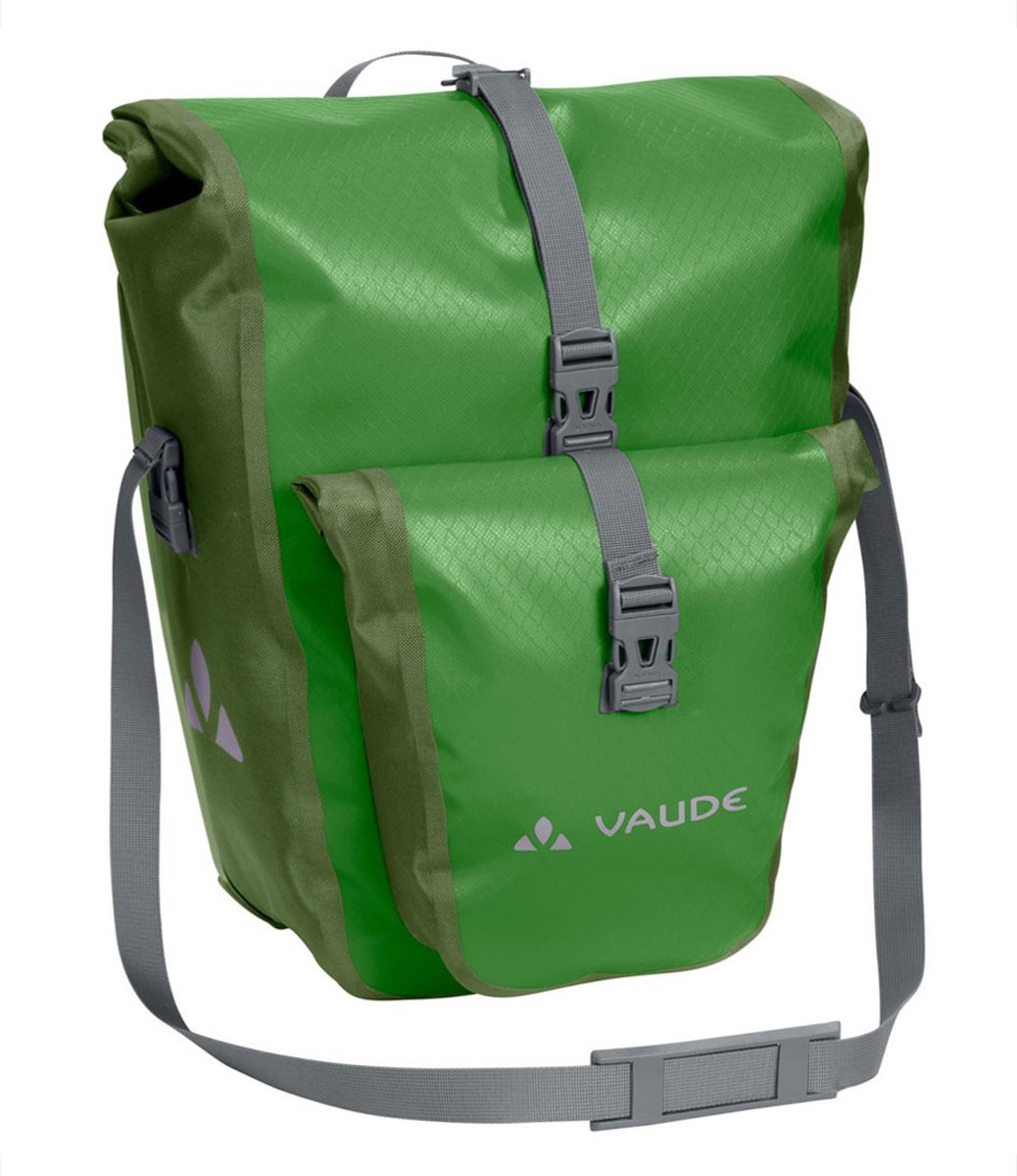 Vaude Aqua Back Plus Doppel-Fahrradtasche – 51 l (2 x 25,5 l) – grün