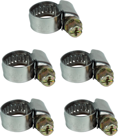 Einhell-Schlauchklemme eingestellt 8-12 mm