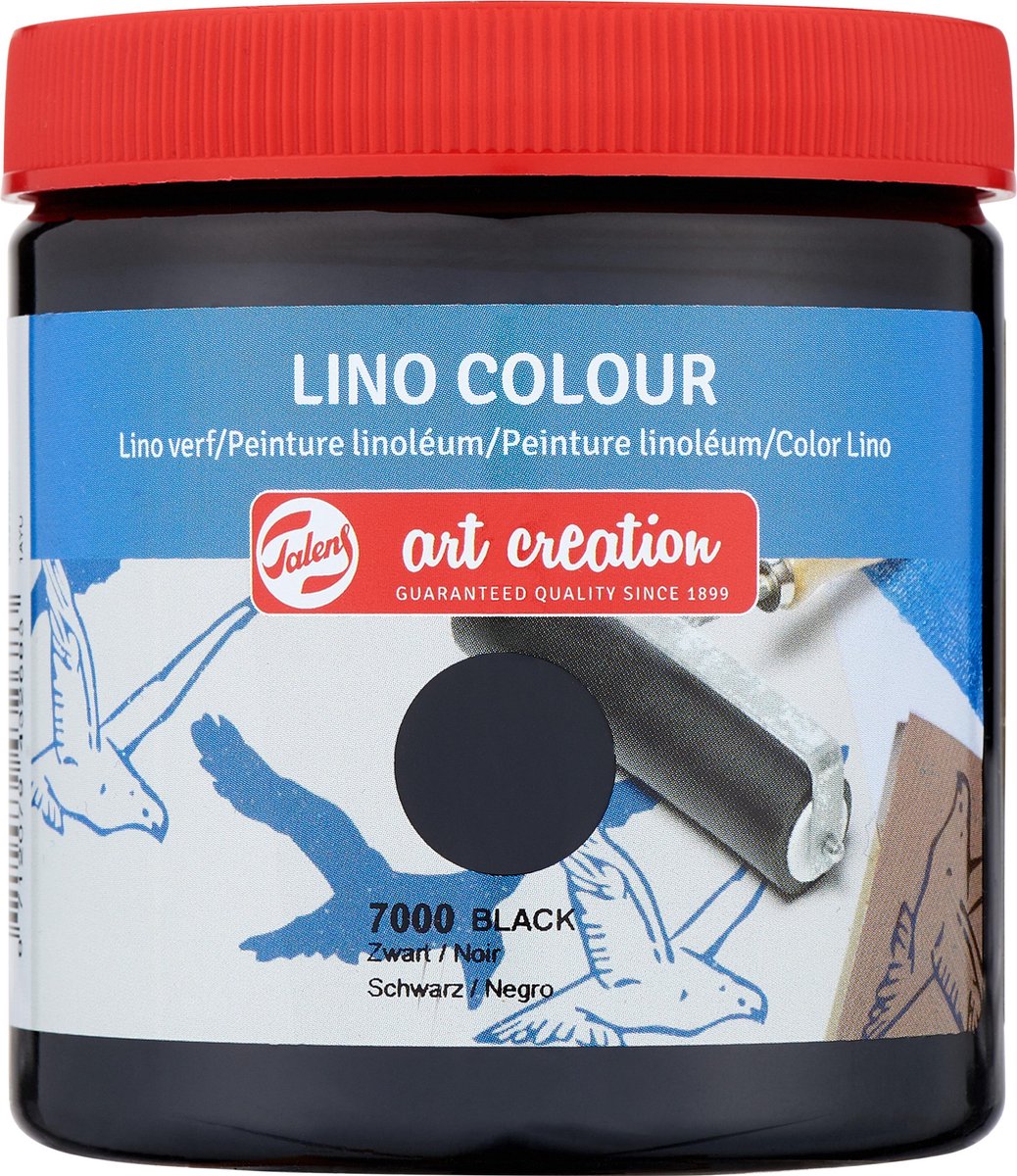 Talens Art Creation Lino-Farbtopf 250 ml Schwarz 7000