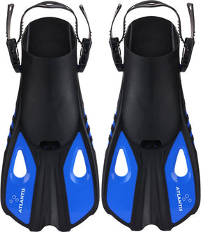 Atlantis snapper - zwemvliezen - flippers - volwassenen - zwart blauw - 42-47
