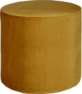 Woood Sara Sitzhocker hoch – Samt – Ocker – 46 x 46 x 46
