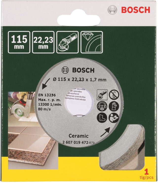 Bosch diamantschijf 115 mm - tegels