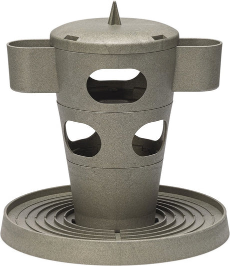Beeztees snacktoren - kippenvoerbak - 100% gerecycled plastic - 30x30x32,5 cm