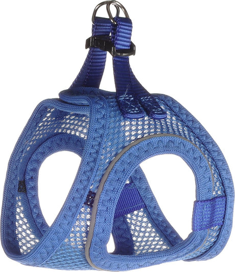 Flamingo bento step go - harnas honden - harnas step go bento blauw xxs 24-25cm - 1st - 136013 - 1st