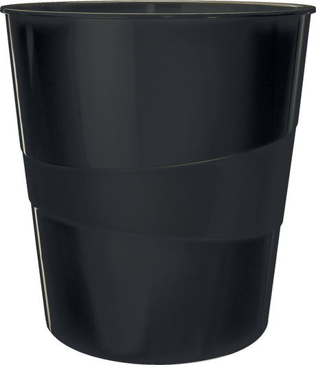 Leitz Papierabfallbehälter schwarz recycle