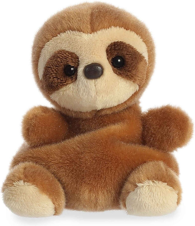 Aurora Palm Pals - leniwiges Kuscheltier - 12 cm - braun - für Kinder