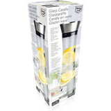 Cuisine Elegance Karaffe mit Siebglas 1 Liter | 2 Stk