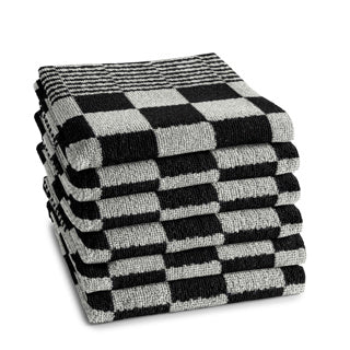 Ddddd Küchentuch Grill 50x55 schwarz | 6 Stück