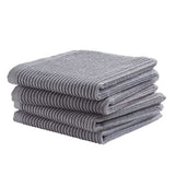 Ddddd Geschirrtuch Basic Grau 30 x 30 cm Set 4 | 2 Stk