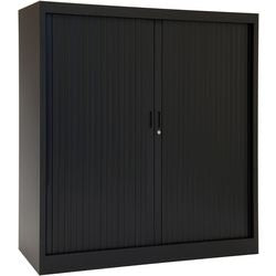 Roldeurkast chs135120 zwart 120 x 45 x 135 cm