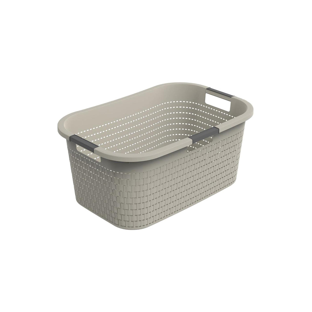 Rotho Country Wäschekorb 40l Cappuccino
