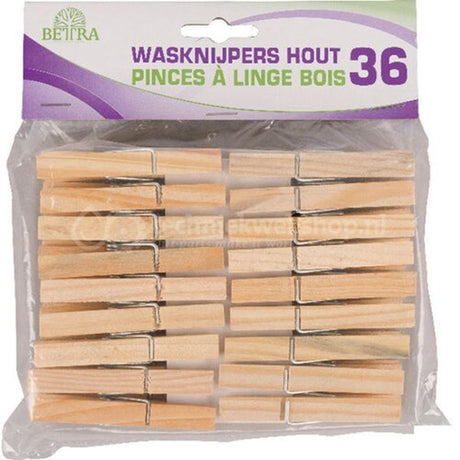 Betra 36 houten wasknijpers