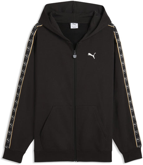 Puma ess elevated tape relaxed full-zip hoodie fl s