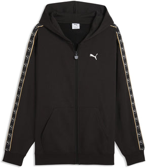 Puma ess elevated tape relaxed full-zip hoodie fl