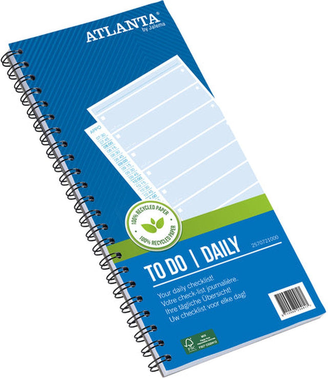 Djois Memobuch „Things to Do“ a5707–210, 14 x 29,7 cm, 125 Blatt