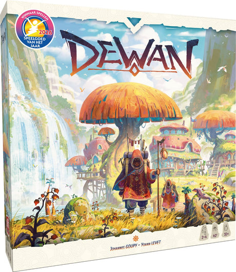 Asmodee strategisches Brettspiel Dewan für 2-4 Spieler ab 10 Jahren.
