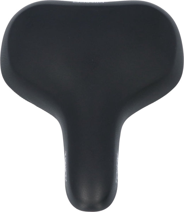 Dresco fietszadel towny memoryfoam zwart