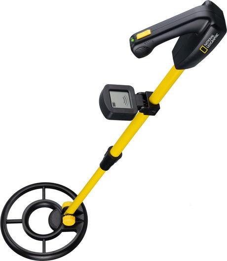 National Geographic Metall Detector LCD Display Junior Geel Schwarz