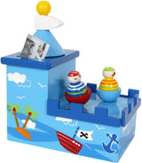 Small Foot - Spieluhr und Piraten-Sparschwein aus Holz